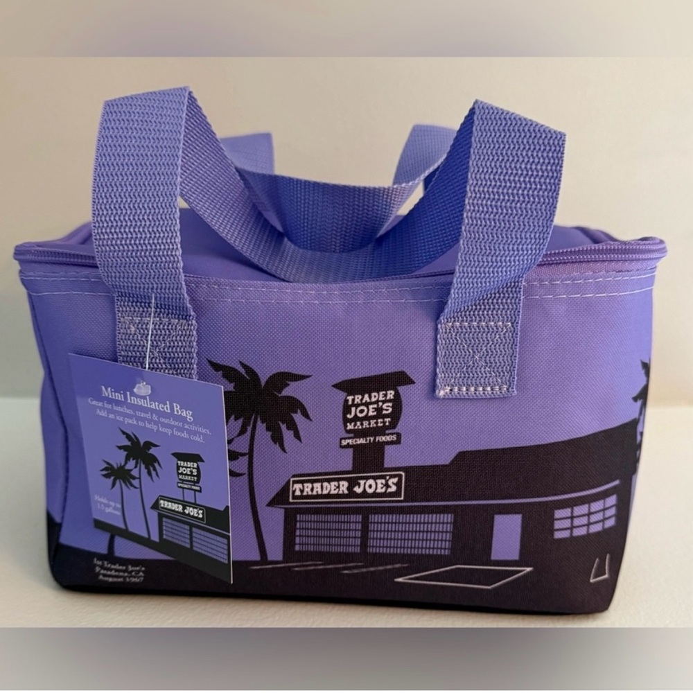 Trader Joe's Purple Mini Insulated Bag